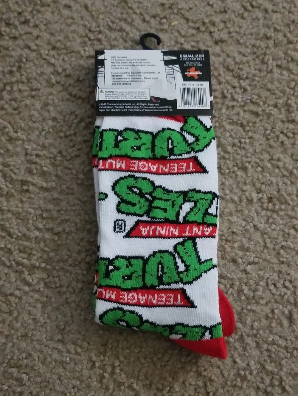 Teenage Mutant Ninja Turtles Crew Socks